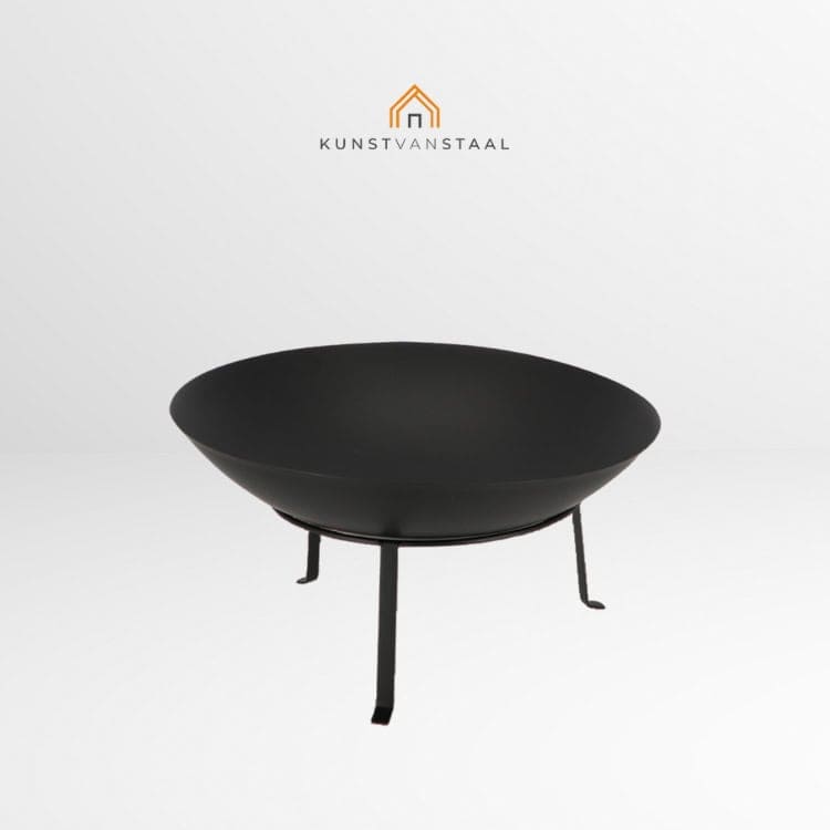 Vuurschaal Zwart Ø 60 cm - 1