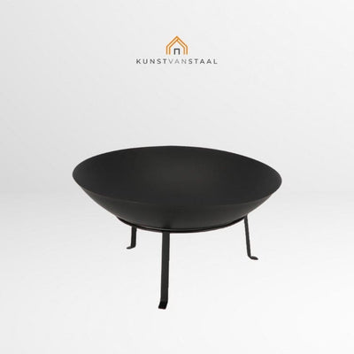 Vuurschaal Zwart Ø 60 cm - 1