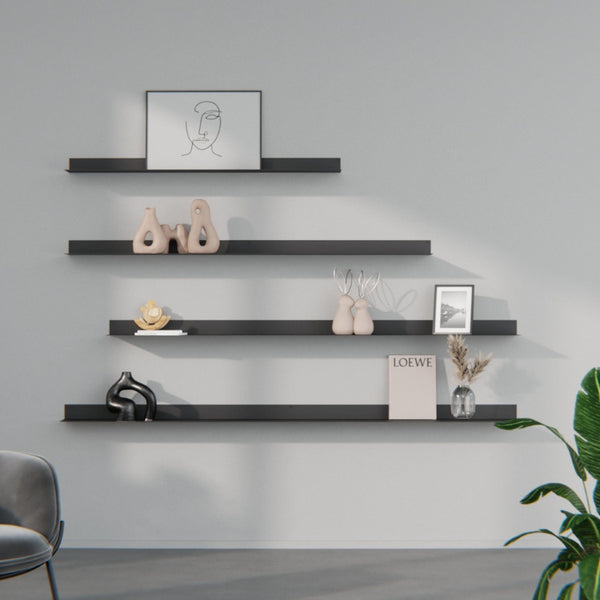 Wandplank van 200 cm met minimalistisch en langwerpig ontwerp