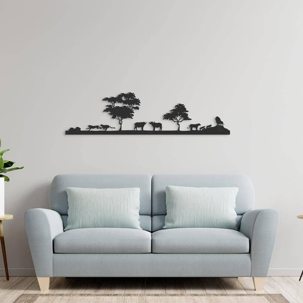 Wanddecoratie "Wilde Pracht Safari" - 3