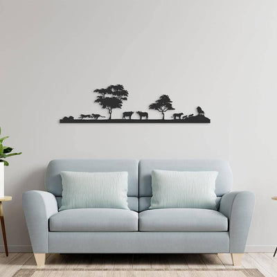 Wanddecoratie "Wilde Pracht Safari" - 3