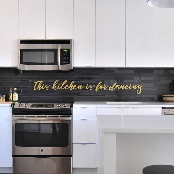GOLD this kitchen is for dancing