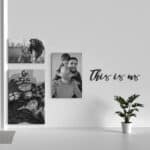 this is us - metalen letters